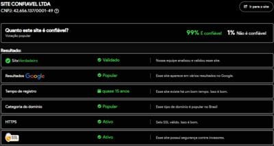 Site verificado e verdadeiro:n19app.com.br